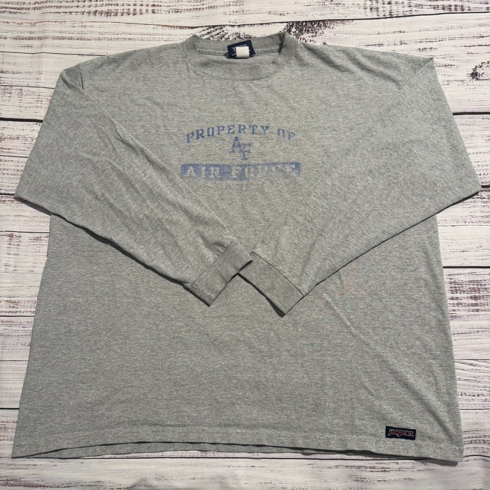 Vintage 90's Jansport Air Force Fightin' Falcons Longsleeve Shirt Men's Size XL